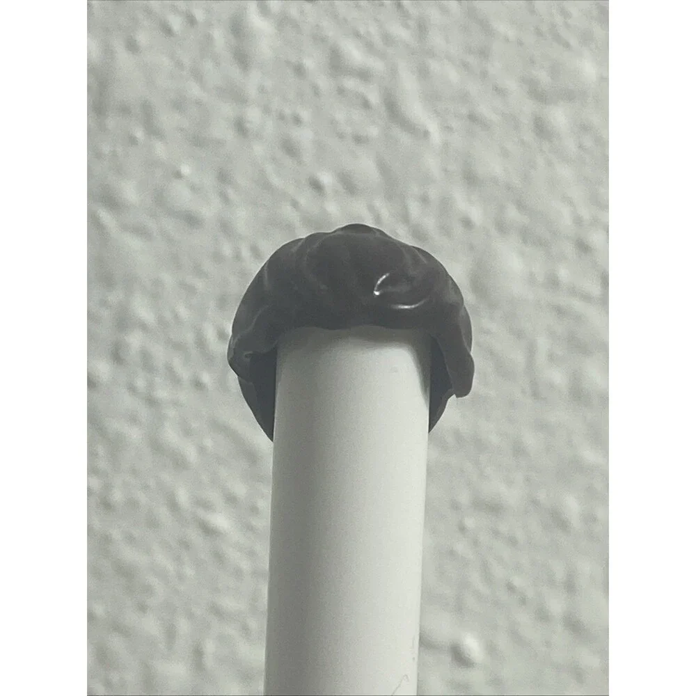 Lego Minifigure Hair Rey Ponytail Tied Sections Dark Brown Star Wars